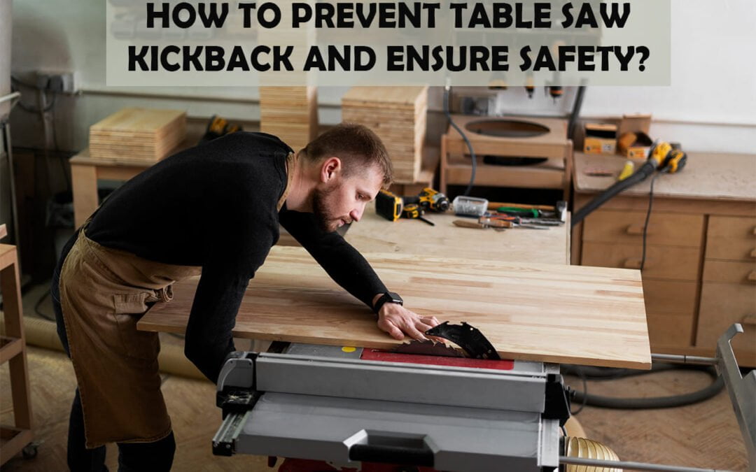 How To Prevent Table Saw Kickback And Ensure Safety?