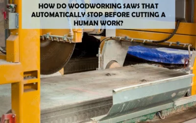 How Do Saws That Automatically Stop Before Cutting A Human Work?