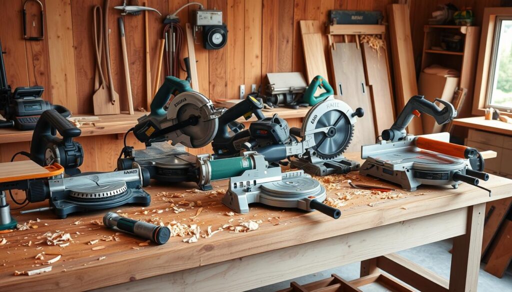 Power saws for woodworking