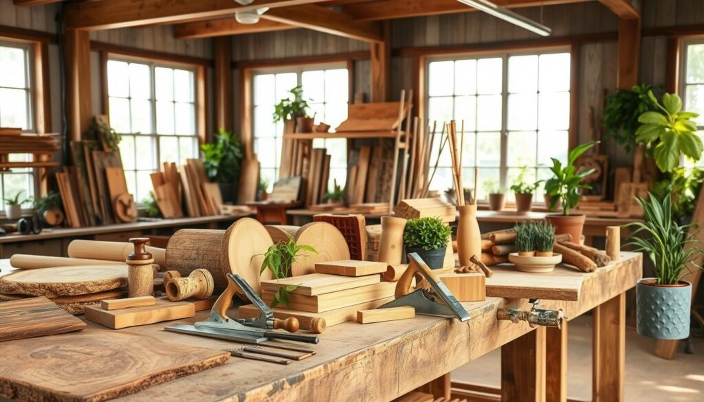 Sustainable Woodworking Materials