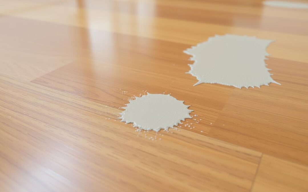 remove paint from a wood floor